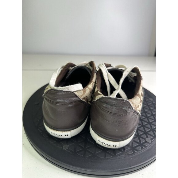 Coach Barrett 2 Brown Sneakers Sz 7B 37 - Picture 2 of 10